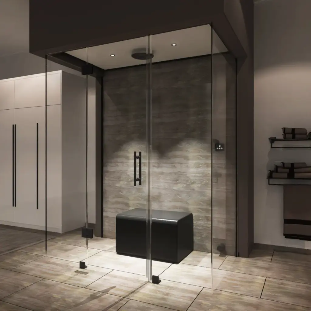 U-Shape Glass Cabine