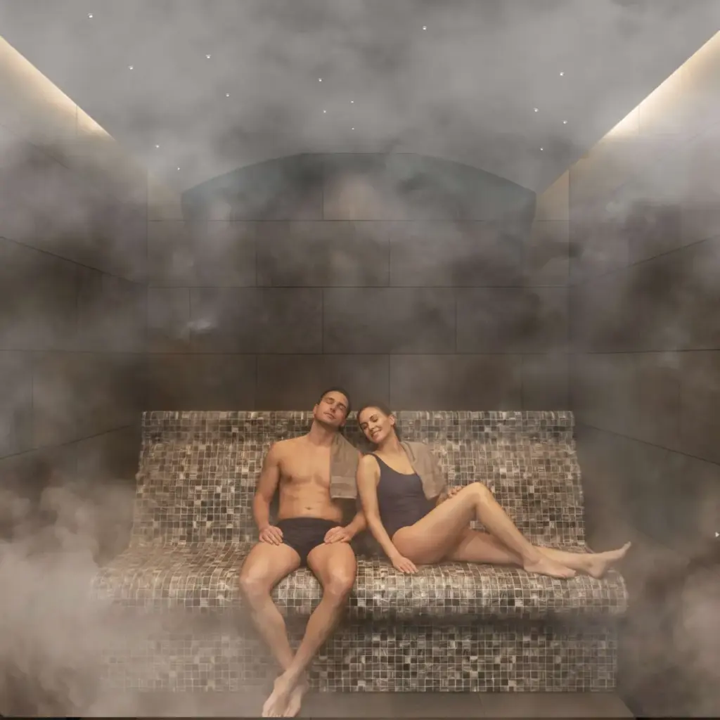 Stoombad Daken Gebogen