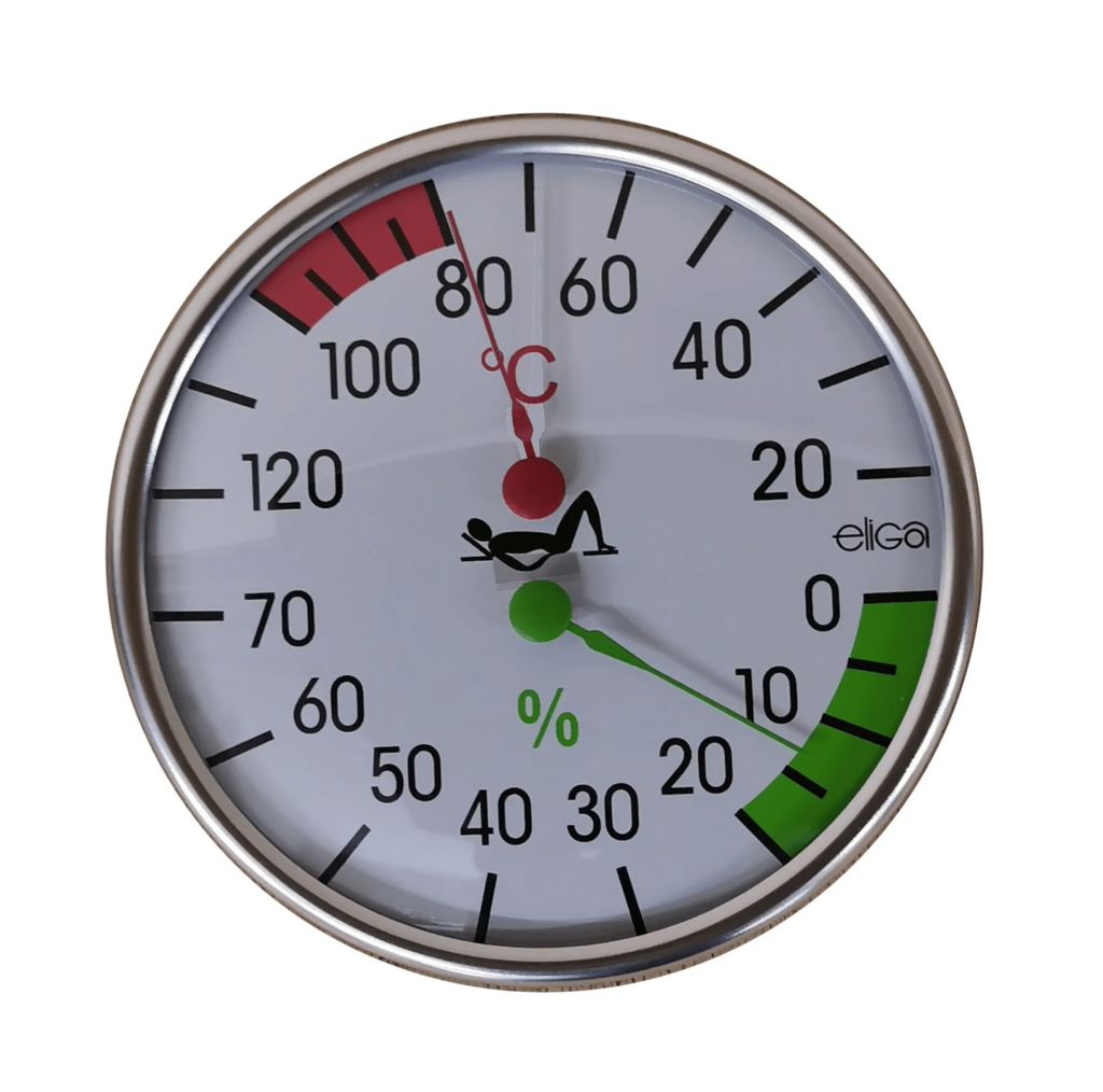 Thermometer & Hygrometer combi (120 mm)